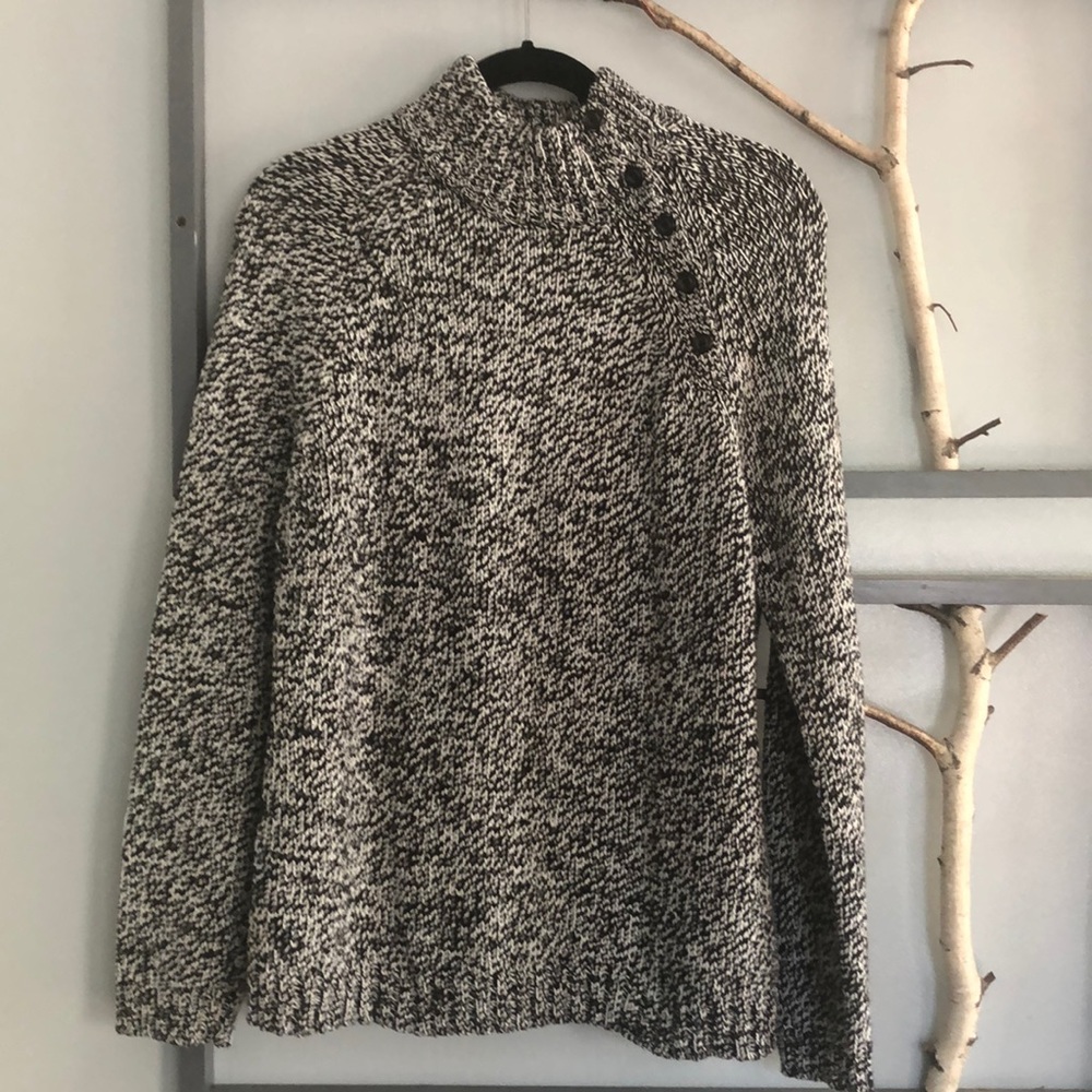 Black/White Marle Sweater